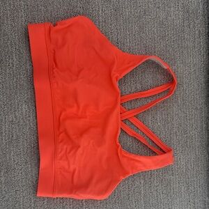 Lululemon Athletica Vibrant Orange Sports Bra